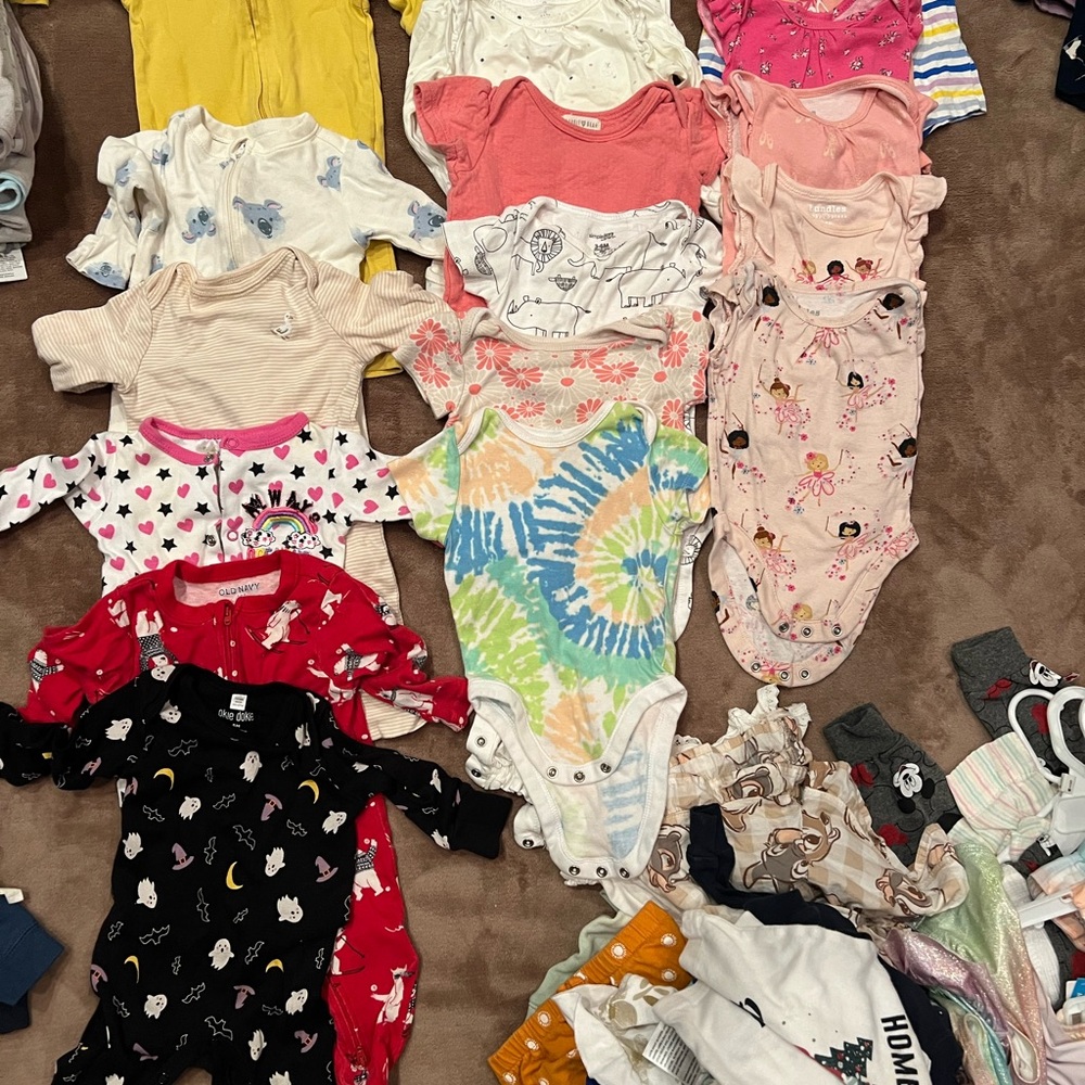 Colorful Baby Onesies Collection